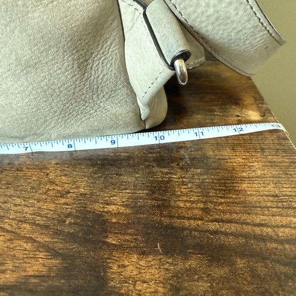 Rebecca Minkoff Julian Light Gray Leather Backpack Bag - Picture 7 of 12